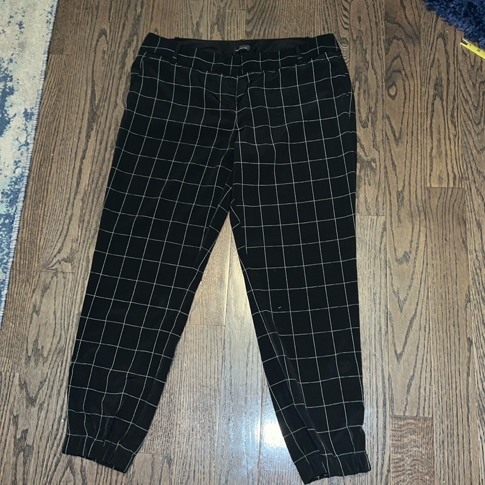 Vintage - The Limited Dressy Windowpane Jogger - Size 14